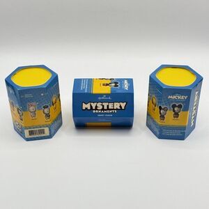HALLMARK 3 MYSTERY ORNAMENTS DISNEY MICKEY & FRIENDS DAISY,GOOFY,PLUTO ORNAMENTS